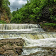 Willow Falls Willow River State Park Hudson Wisconsin Art Print