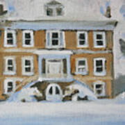 Willowbank In Winter Art Print