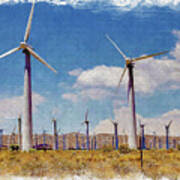 Wind Power Art Print