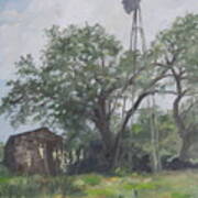 Windmill At Genhaven Art Print