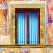 Window Surrounded By Texture Art Print