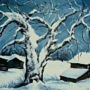 Winter Landscape 571008 Art Print