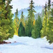 Winter Wandering Art Print