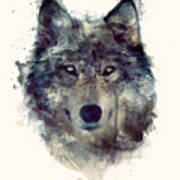 Wolf // Persevere Art Print