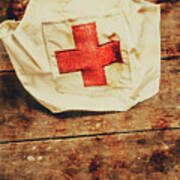 Ww2 Nurse Hat. Army Medical Corps Art Print