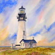Yaquina Head Lighthouse Art Print