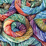 Yarn Art Print