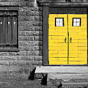 Yellow Door Art Print