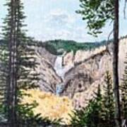 Yellowstone Falls Art Print