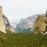 Yosemite Valley 7d6063 Art Print