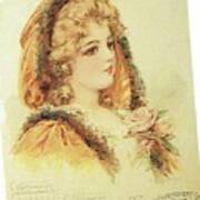 Young Lady From Paris 1 Art Print