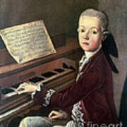 Young Wolfgang Amadeus Mozart Art Print