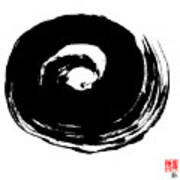 Zen Circle Wave Art Print
