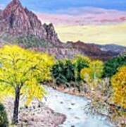 Zion Creek Art Print