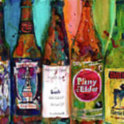 Zombie Dust, Dead Man Ale, Lunch, Plinytheedler, Centillion Combo Fancy Beer Man Cave Art Print