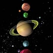 Alien Solar System, Artwork #1 Art Print