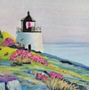Castle Hill Lighthouse, Newport Ri #1 Art Print