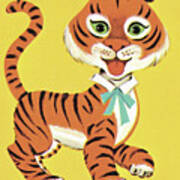 Circus Tiger #1 Art Print
