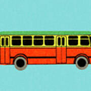 City Bus #1 Art Print
