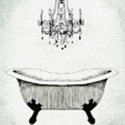 Gilded Bath Ii #1 Art Print