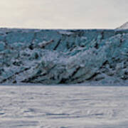 Glacier Front On Svalbard #1 Art Print