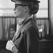 Grace Kelly Shops At Cartier #1 Art Print