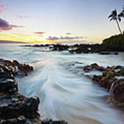 Idyllci Maui Sunset - Pacific Ocean #1 Art Print