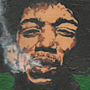 Jimi Hendrix #3 Art Print