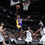 Los Angeles Lakers V Brooklyn Nets Art Print