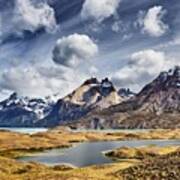 Mountain Landscape, Torres Del Paine #1 Art Print