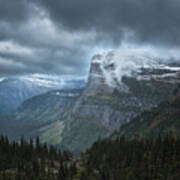 Mountain View (glacier National Park) #1 Art Print