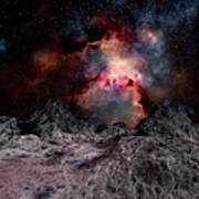 Nebula Seen From An Alien Planet #1 Art Print