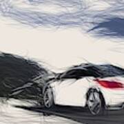 Peugeot Rcz Drawing #2 Art Print