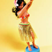 Plastic Hula Dancer Figurine #1 Art Print