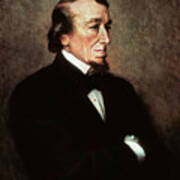 Portrait Of Benjamin Disraeli Art Print