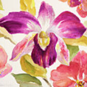 Radiant Orchid I #1 Art Print