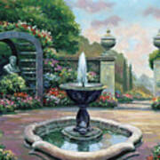 Renaissance Garden #1 Art Print