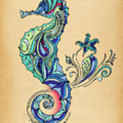 Seahorse #1 Art Print