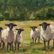 Sheep Family I #1 Art Print