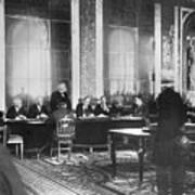 Signing Of The Treaty Of Versailles #1 Art Print