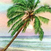 Tropical Sunset #1 Art Print