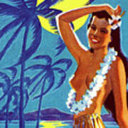 Tropical Woman #1 Art Print