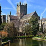 Wells Cathedral #1 Art Print