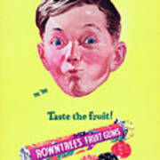 Rowntrees Fruit Gums #10 Art Print