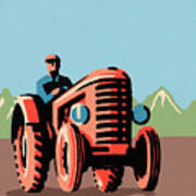 Tractor #11 Art Print