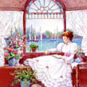 1183 Lady In The Window Art Print