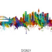 Sydney Australia Skyline #12 Art Print