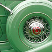 1934 Packard Twelve Spare Tire Detail Art Print