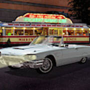 1965 Thunderbird, Mickey's Dining Car Art Print