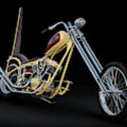 1981 Harley Shovelhead Longbike Art Print